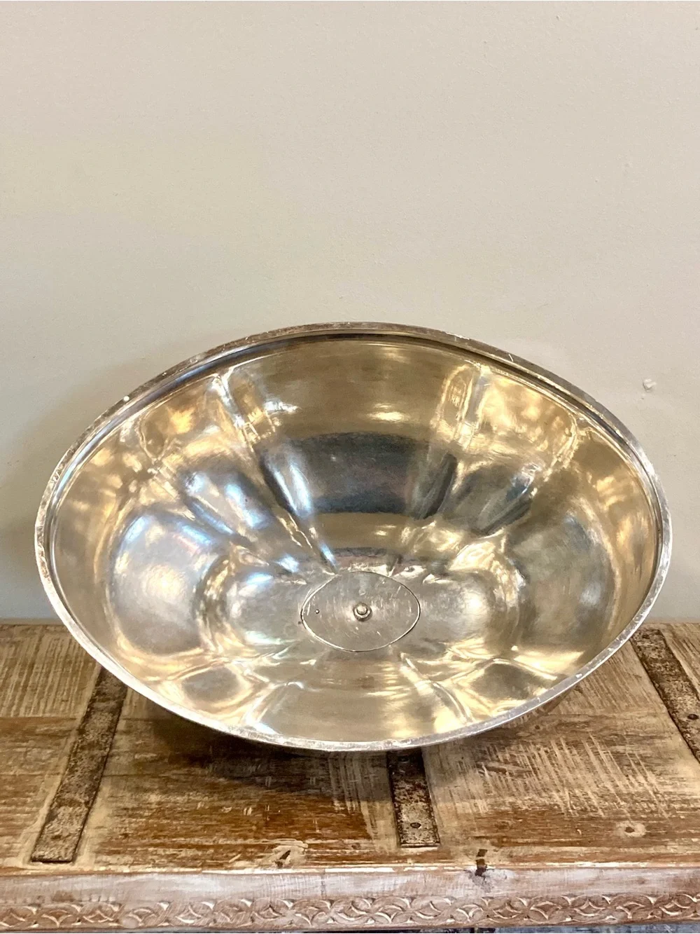 Mid-1800s Meat Cloche Victorian Silverplate Meat Dome Lid Roberts Cadman & Co